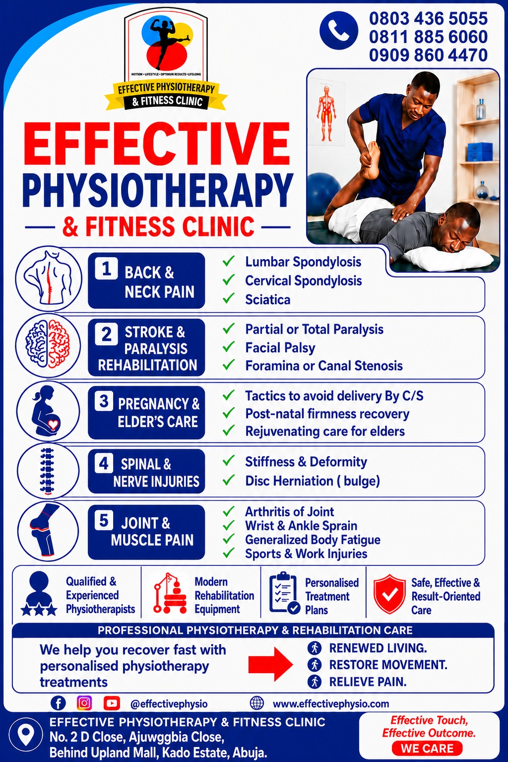 Physiotherapy for Work and Sports Injury